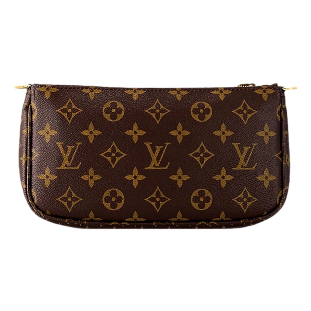 Louis Vuitton Louis Vuitton Multi Pochette Accessoires Classic Monogram Khaki Crossbody - Image 6