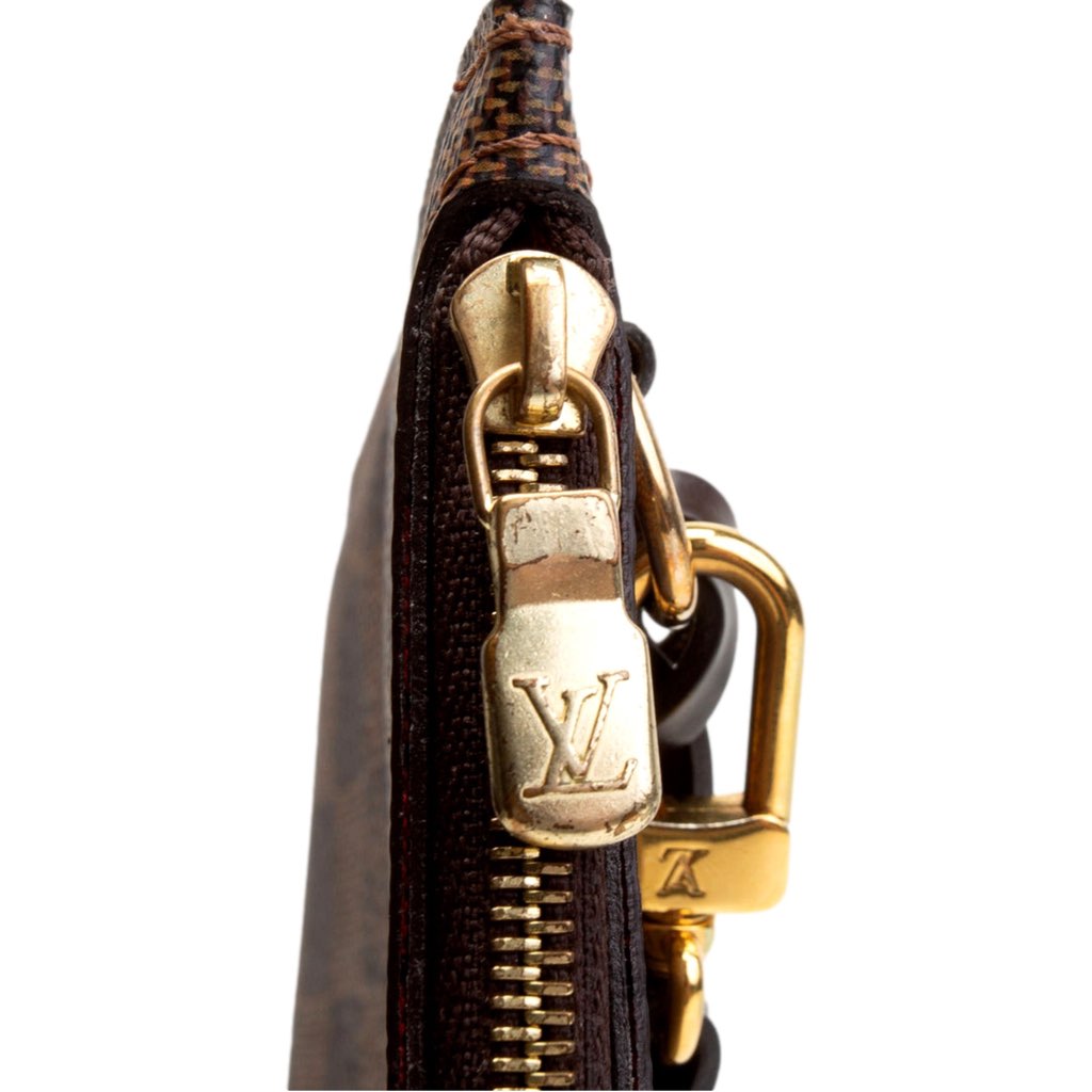 Louis Vuitton Louis Vuitton Neverfull MM GM Pochette Damier Ebene Wristlet Clutch - Image 6