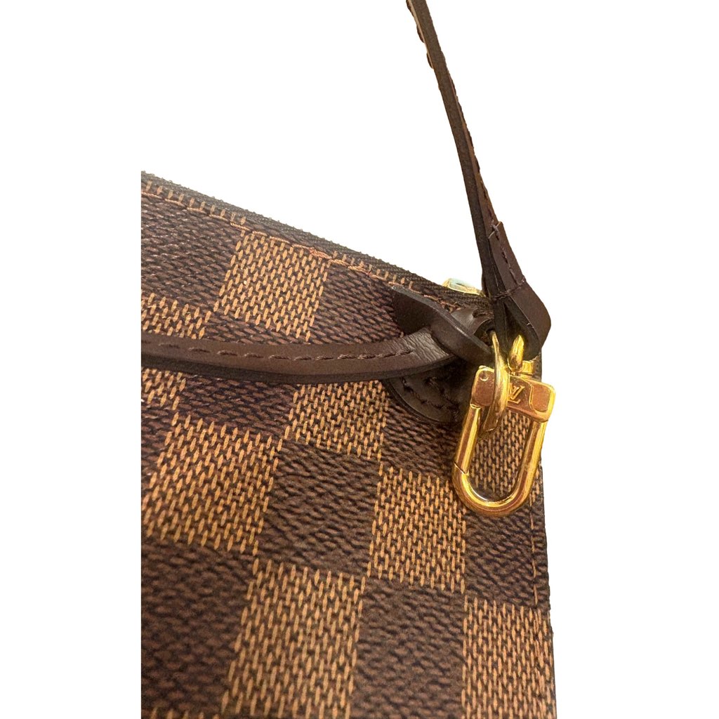 Louis Vuitton Louis Vuitton Neverfull MM GM Pochette Damier Ebene Wristlet Clutch - Image 10
