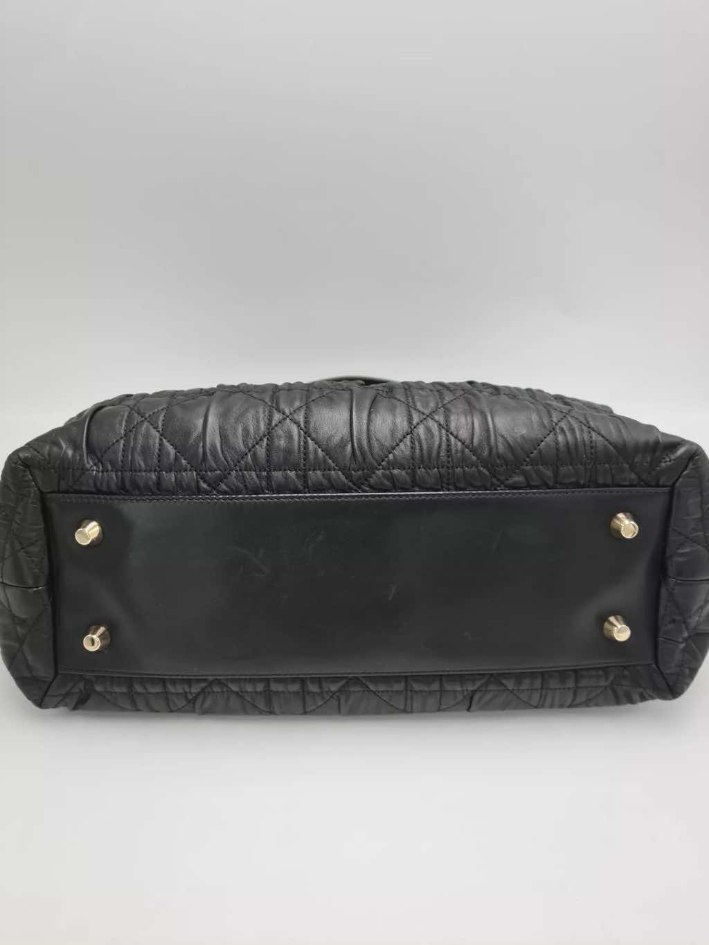 Christian Dior Quilted Cannage Leather Tote - Image 10