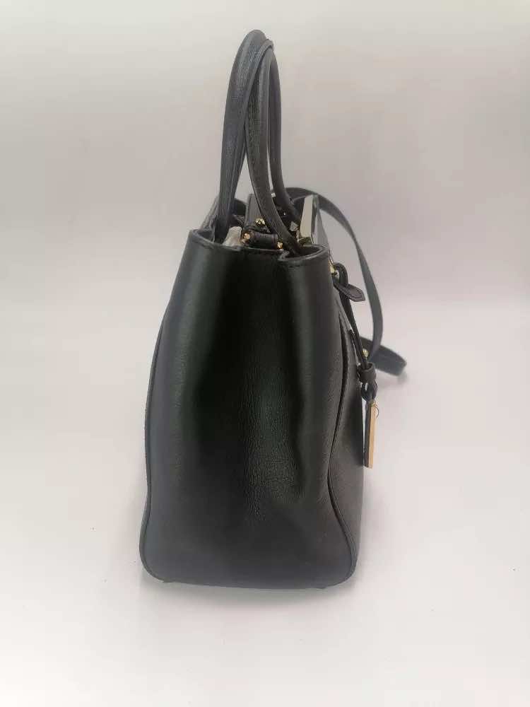 Fendi Leather Small 2Jours Tote - Side view