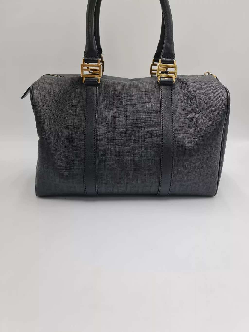 Fendi Zucchino Canvas Boston Bag - 4