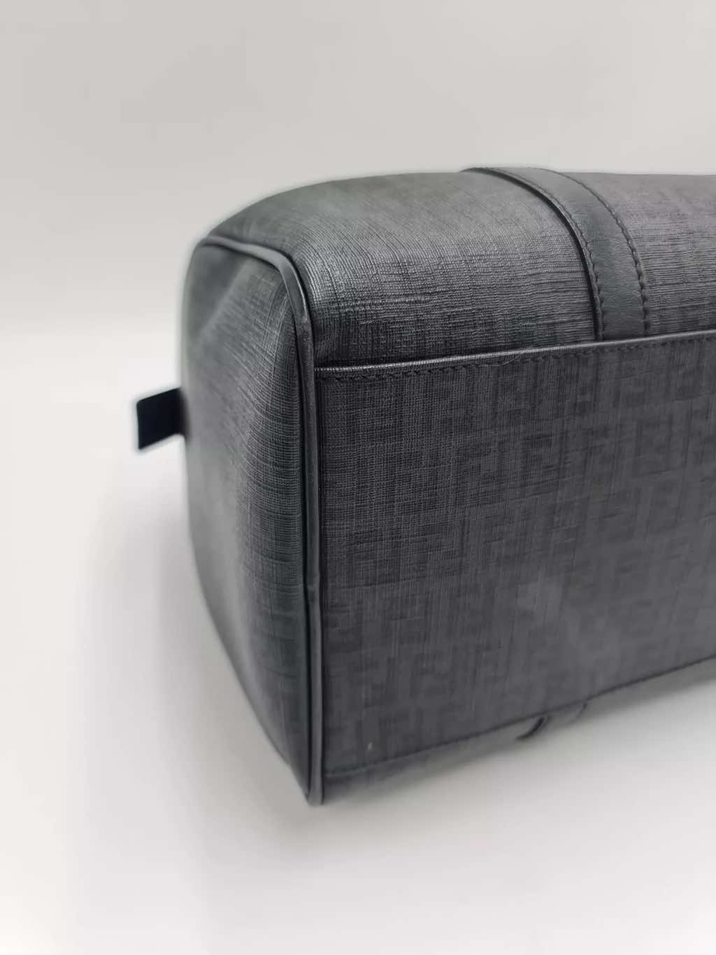 Fendi Zucchino Canvas Boston Bag - Image 10