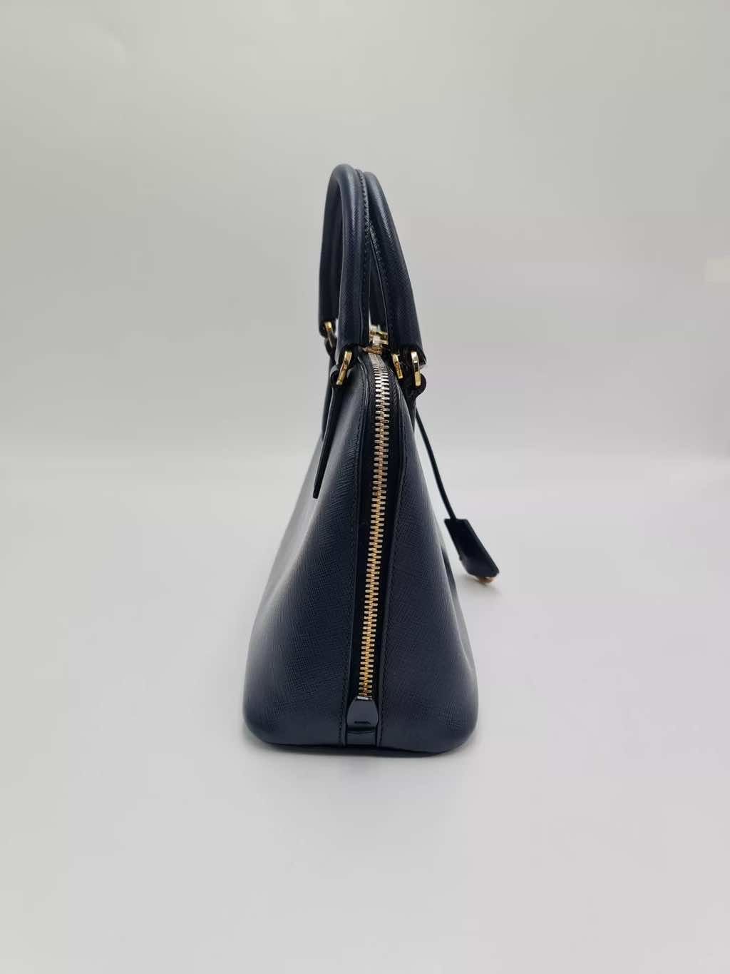 Prada Saffiano Leather Satchel - Back view