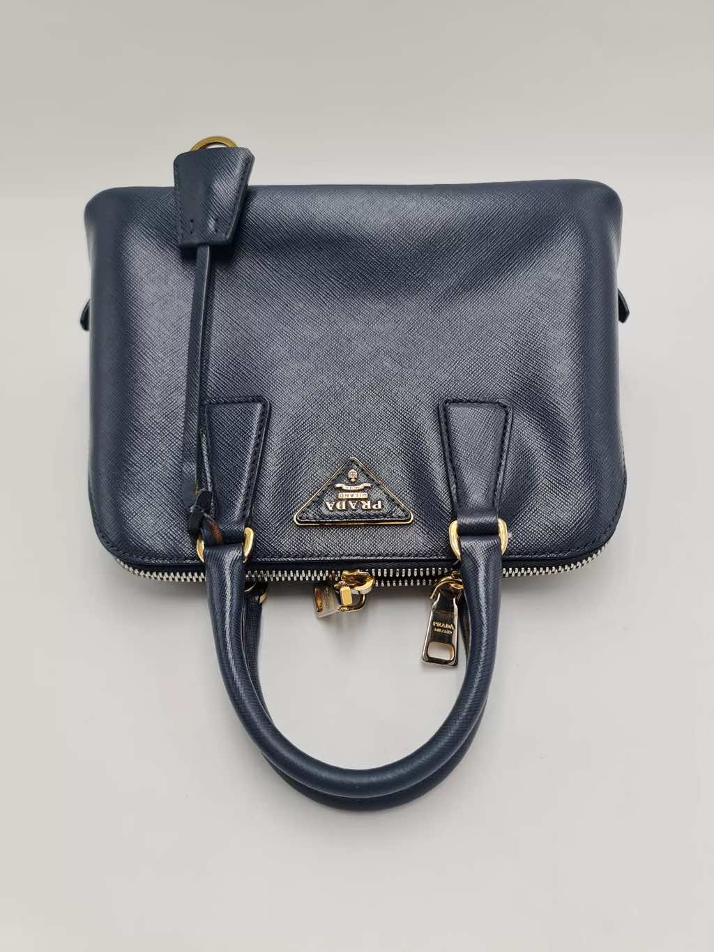 Prada Saffiano Leather Satchel - Image 11