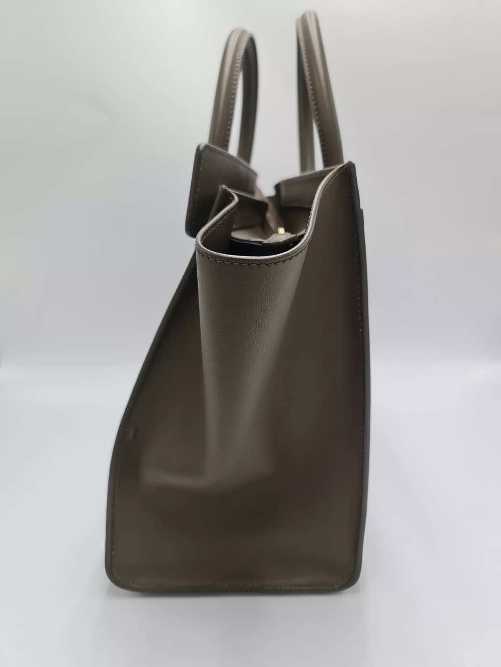 Celine Leather Medium Luggage Tote - Back view