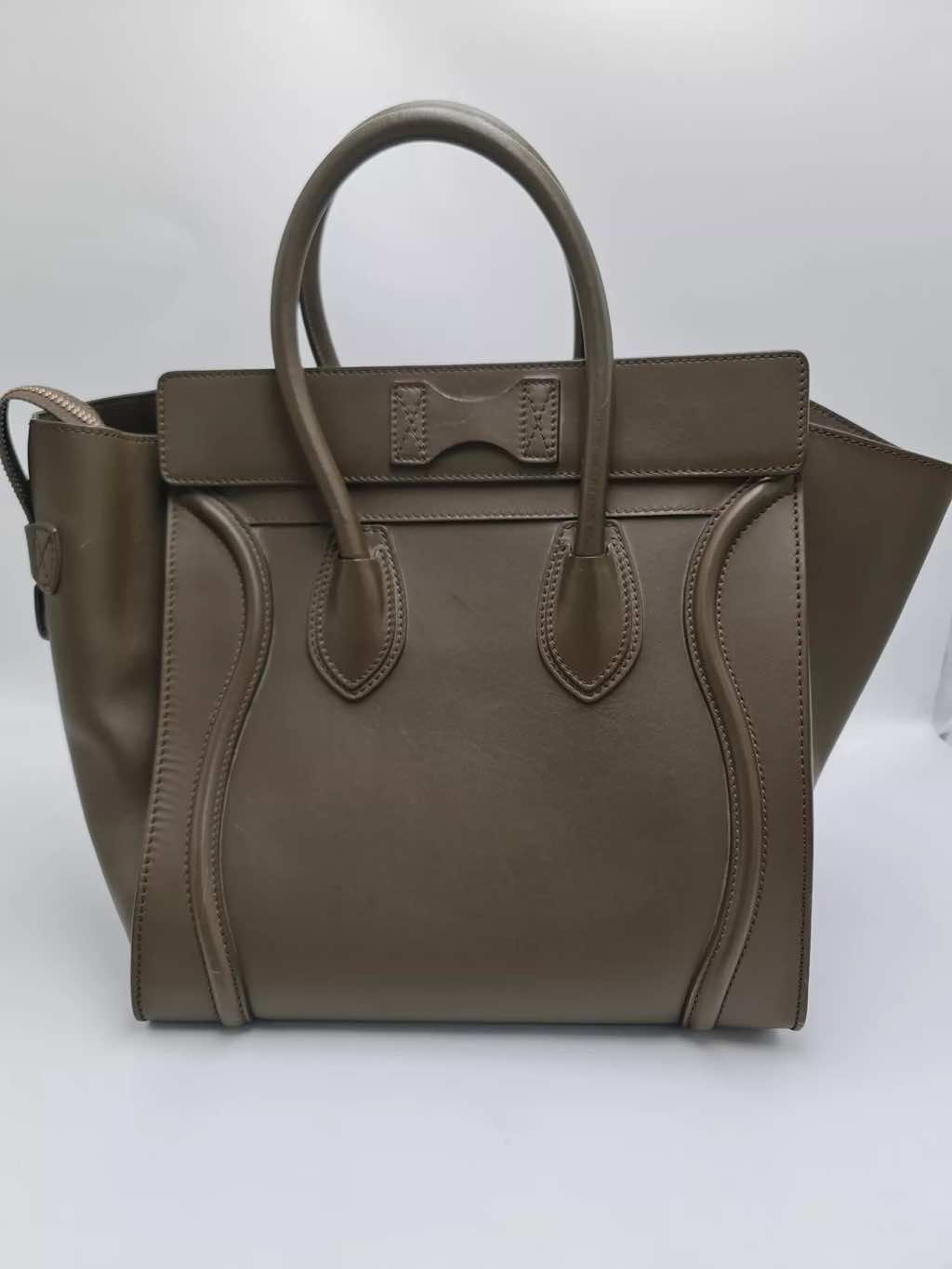 Celine Leather Medium Luggage Tote - 4