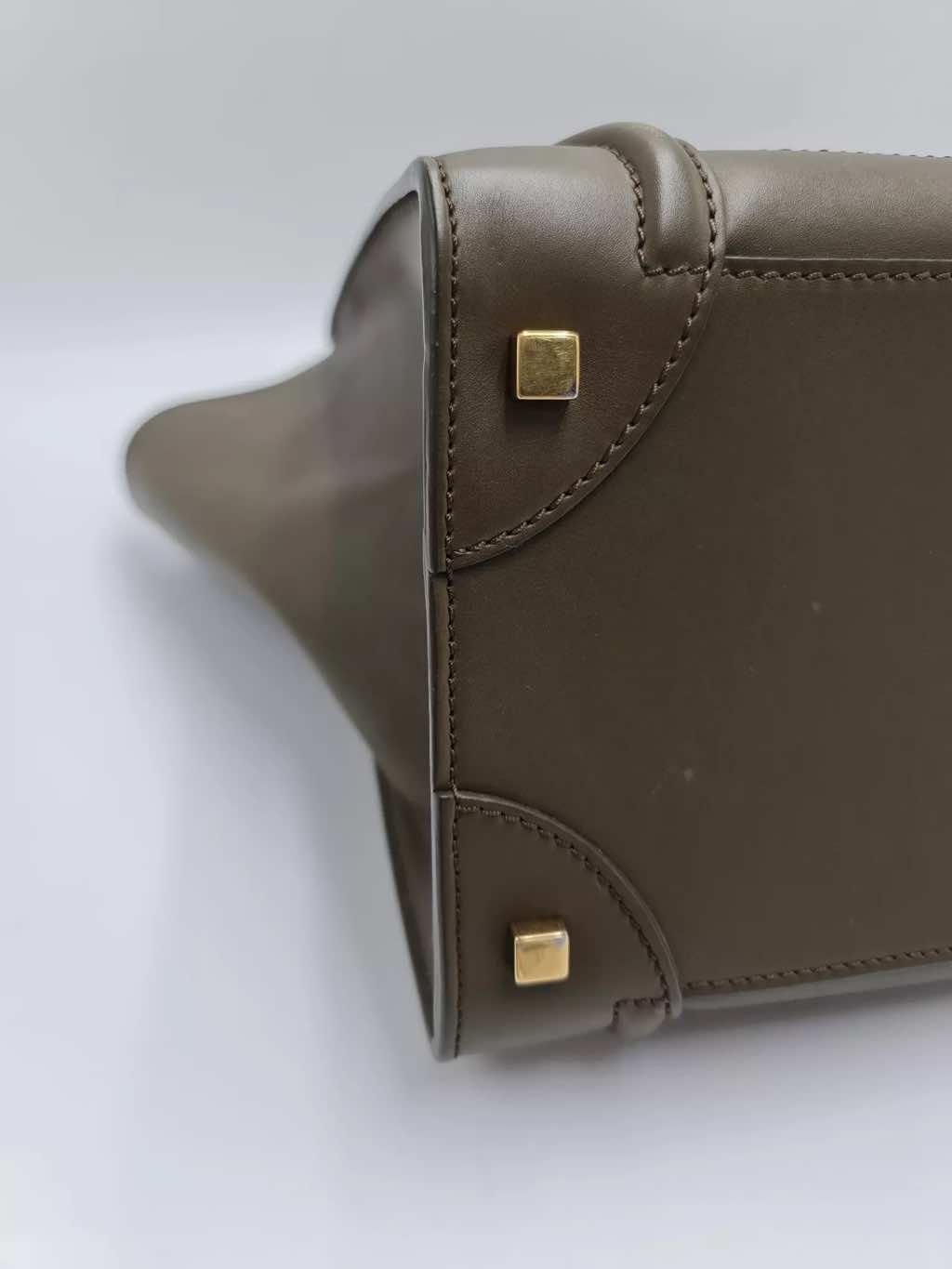 Celine Leather Medium Luggage Tote - Image 11