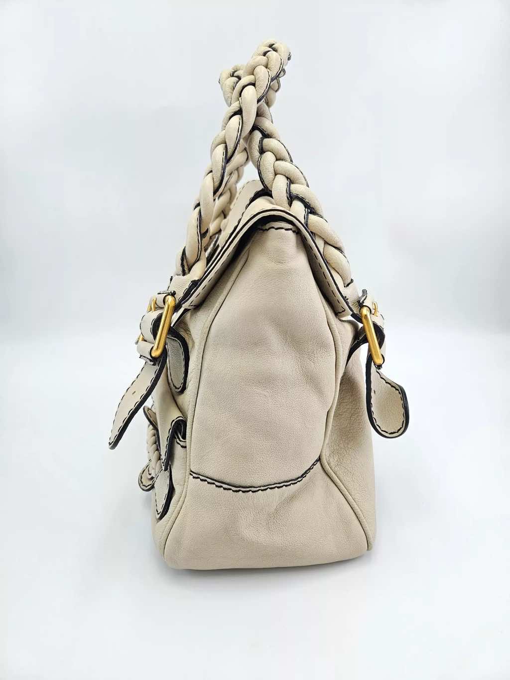 Valentino Garavani Leather Tote - Side view