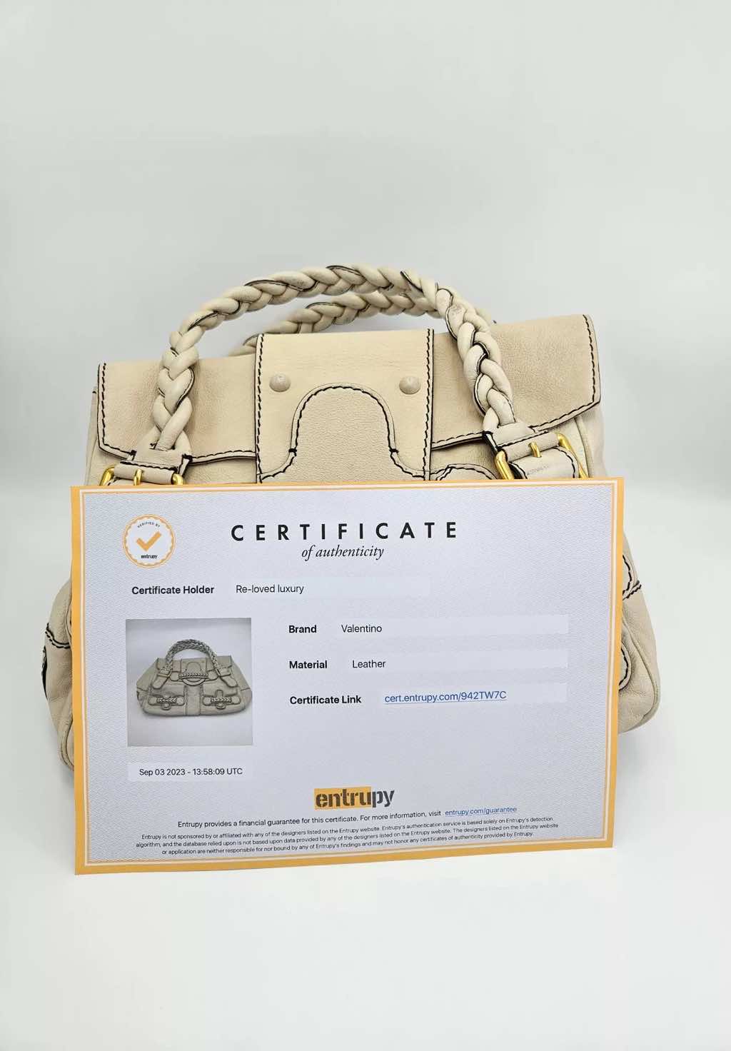 Valentino Garavani Leather Tote - Image 11