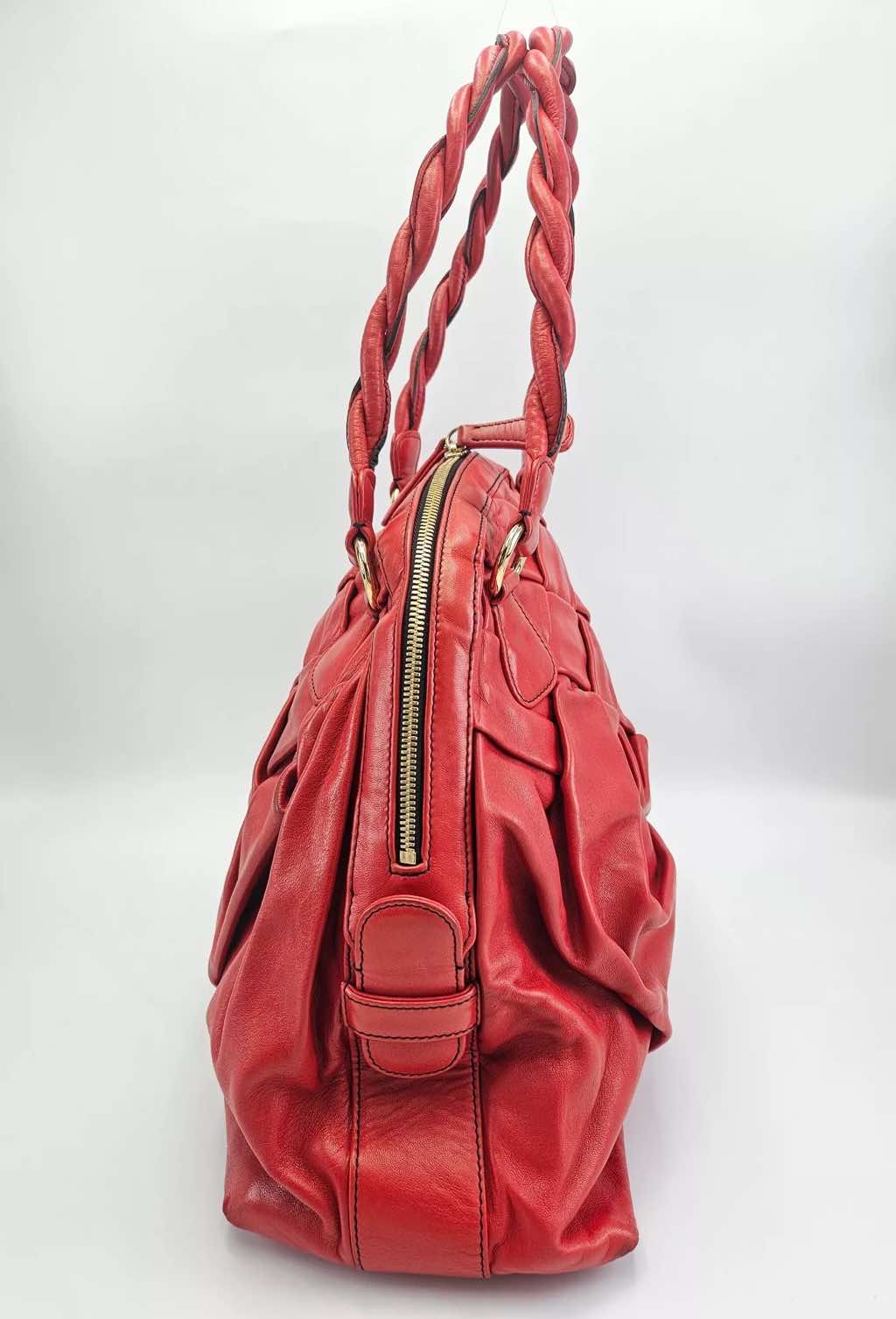 Valentino Woven Leather Couture Bag - 4