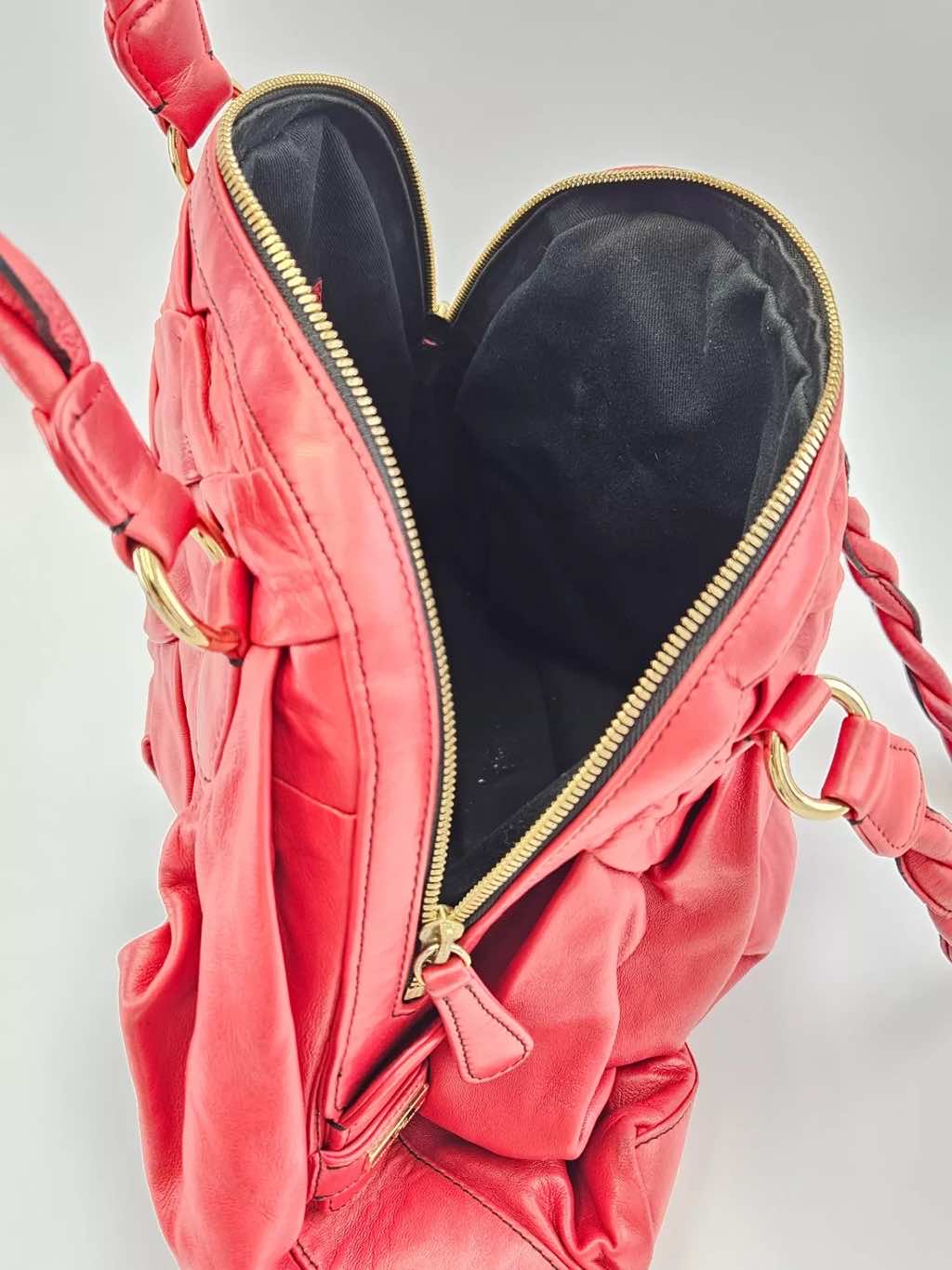 Valentino Woven Leather Couture Bag - Image 10