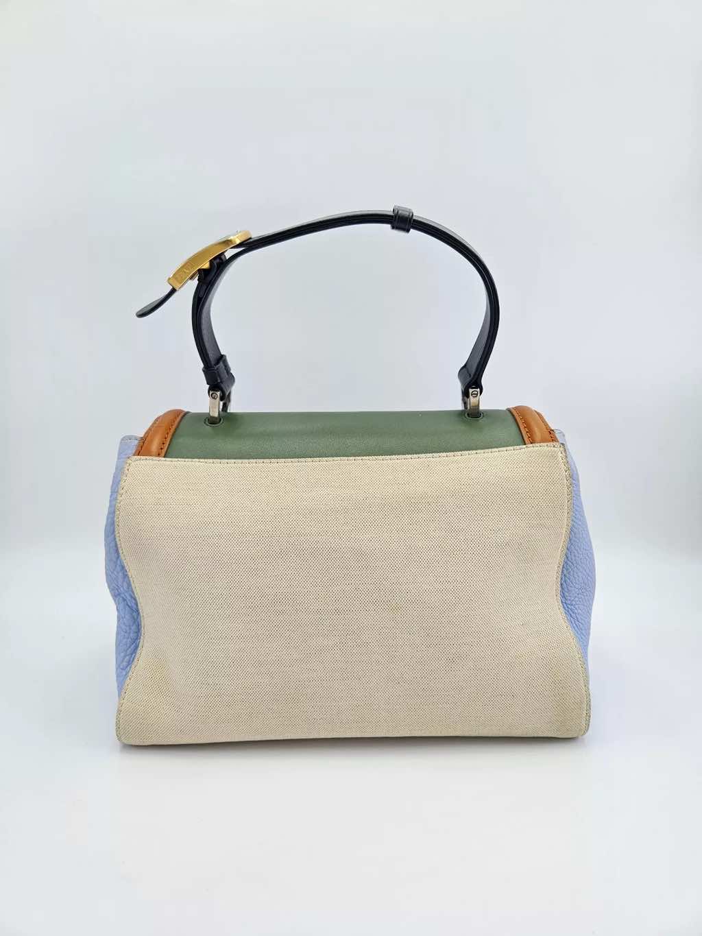 Fendi Silvana Flap Satchel - Back view