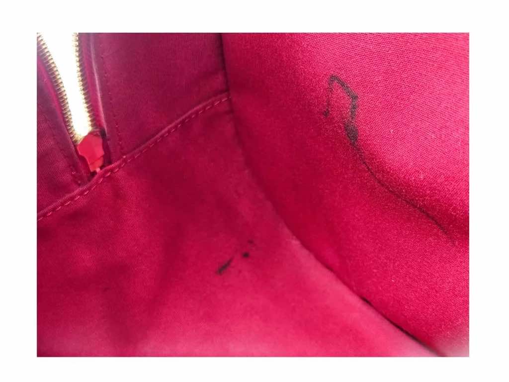 Louis Vuitton Red Vernis Drive Bag - Image 11