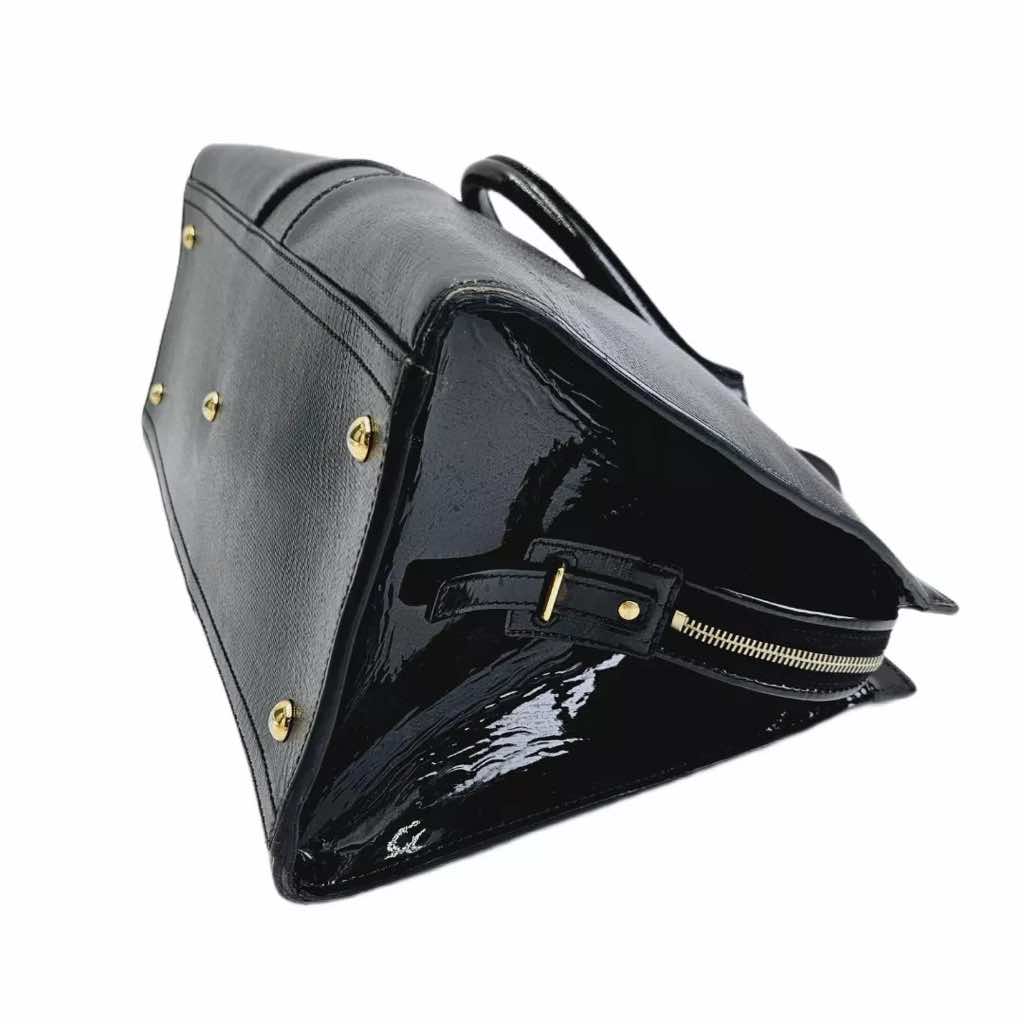 Saint Laurent Black Cabas Chyc Satchel - Side view