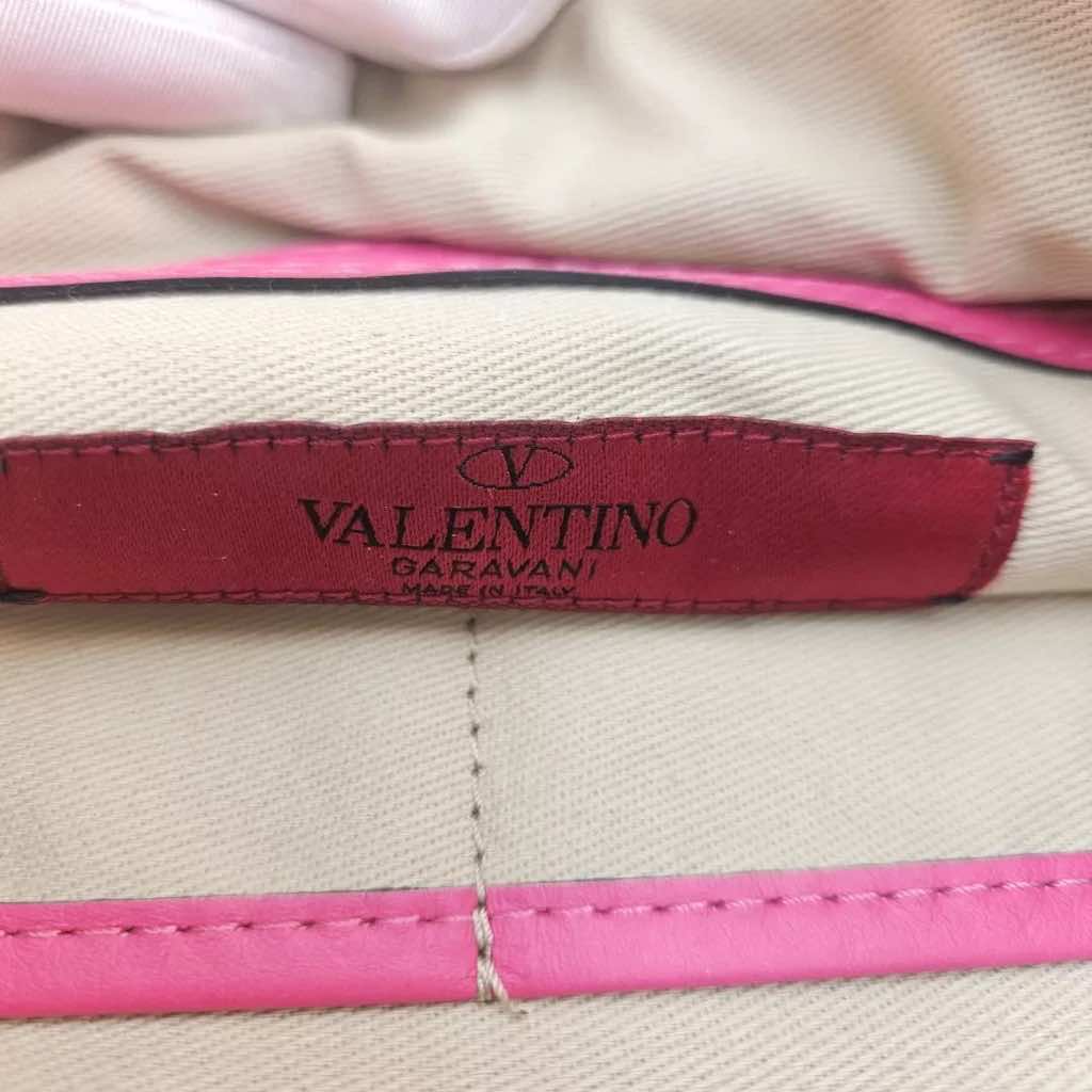 Valentino Pink Leather Clutch Bag - Detail 1
