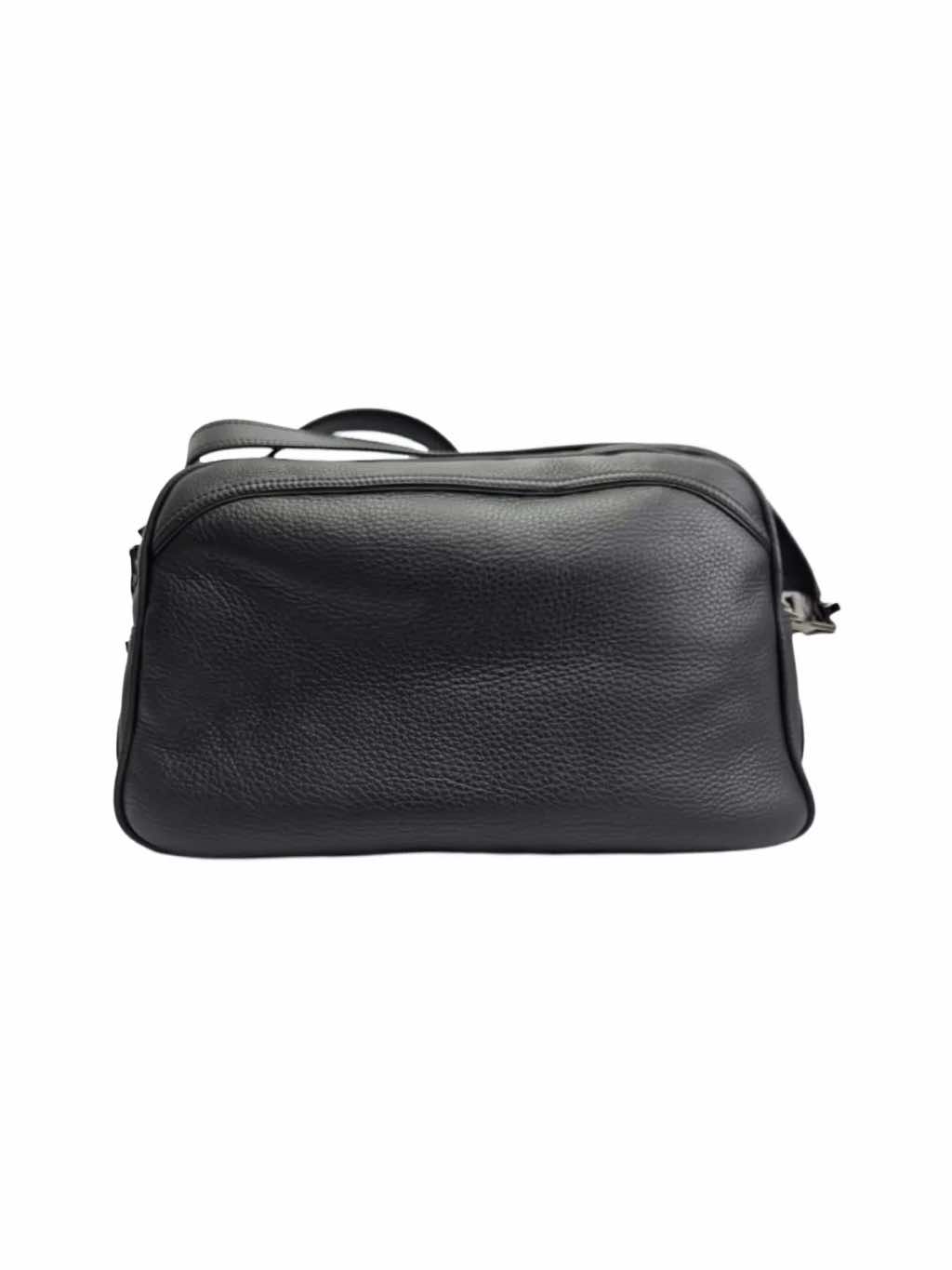 Versace Leather Messenger Bag - Back view