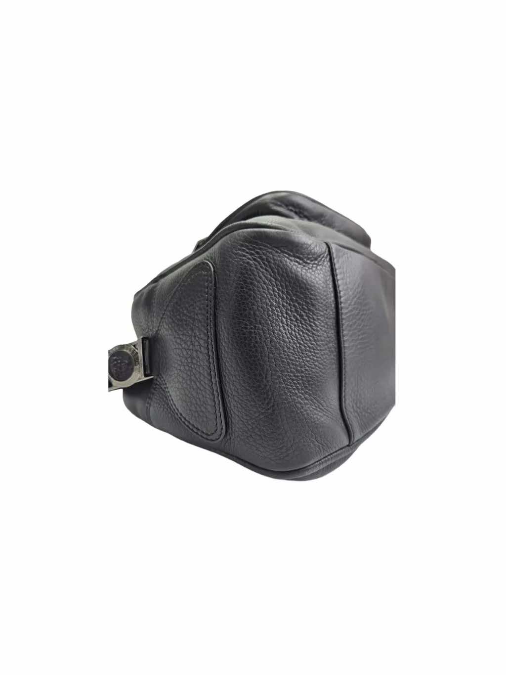 Versace Leather Messenger Bag - Side view