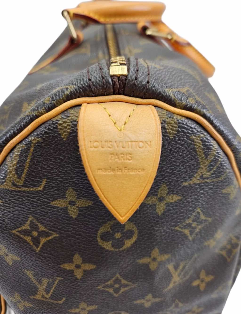 Louis Vuitton Monogram Speedy 40 Bag - Side view