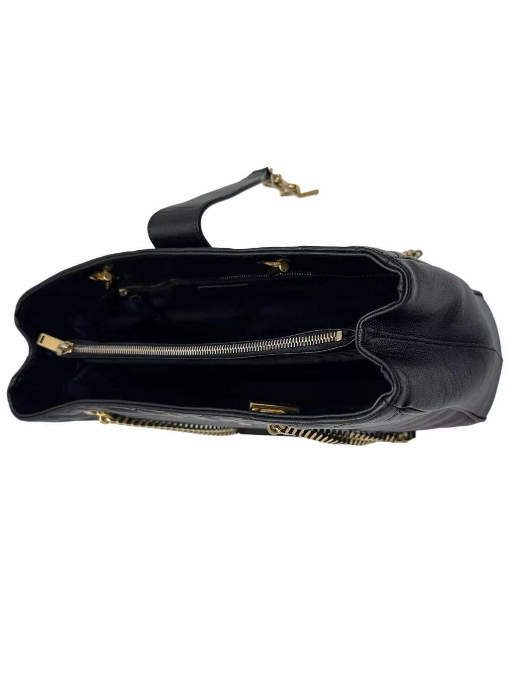 Saint Laurent Matelasse Leather Cassandre - 4