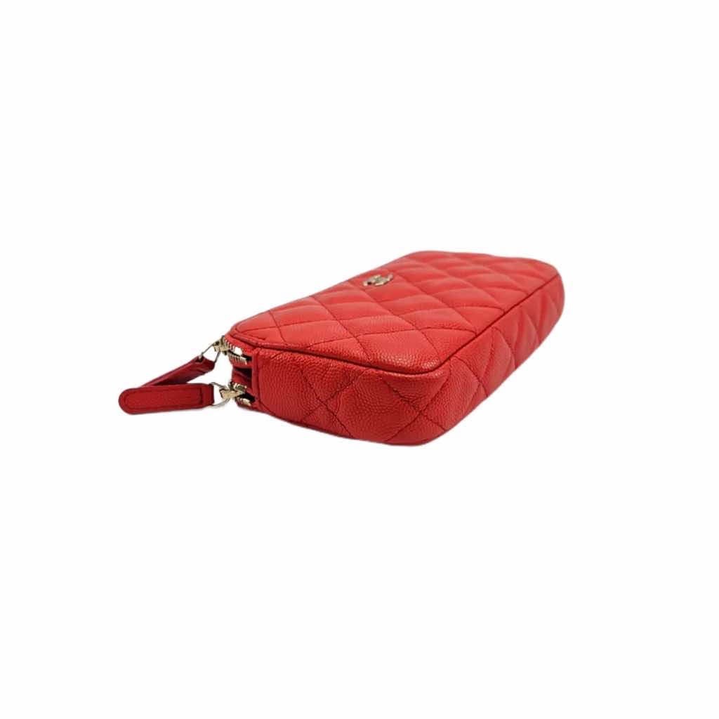 Chanel Caviar Quilted Clutch Bag - Detail 2