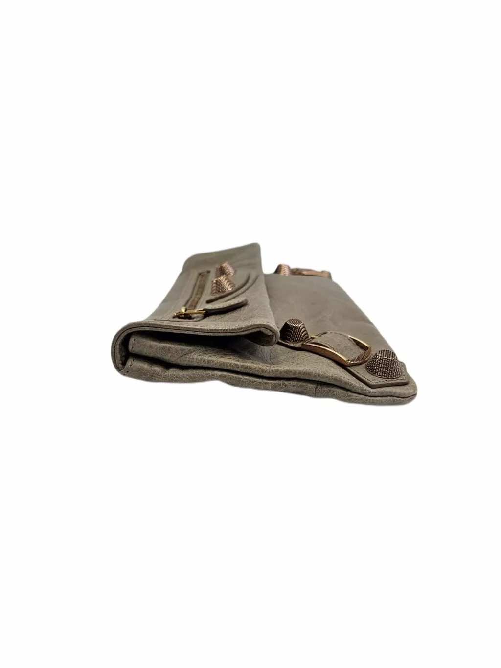 Balenciaga Leather GGRH Clutch - Side view