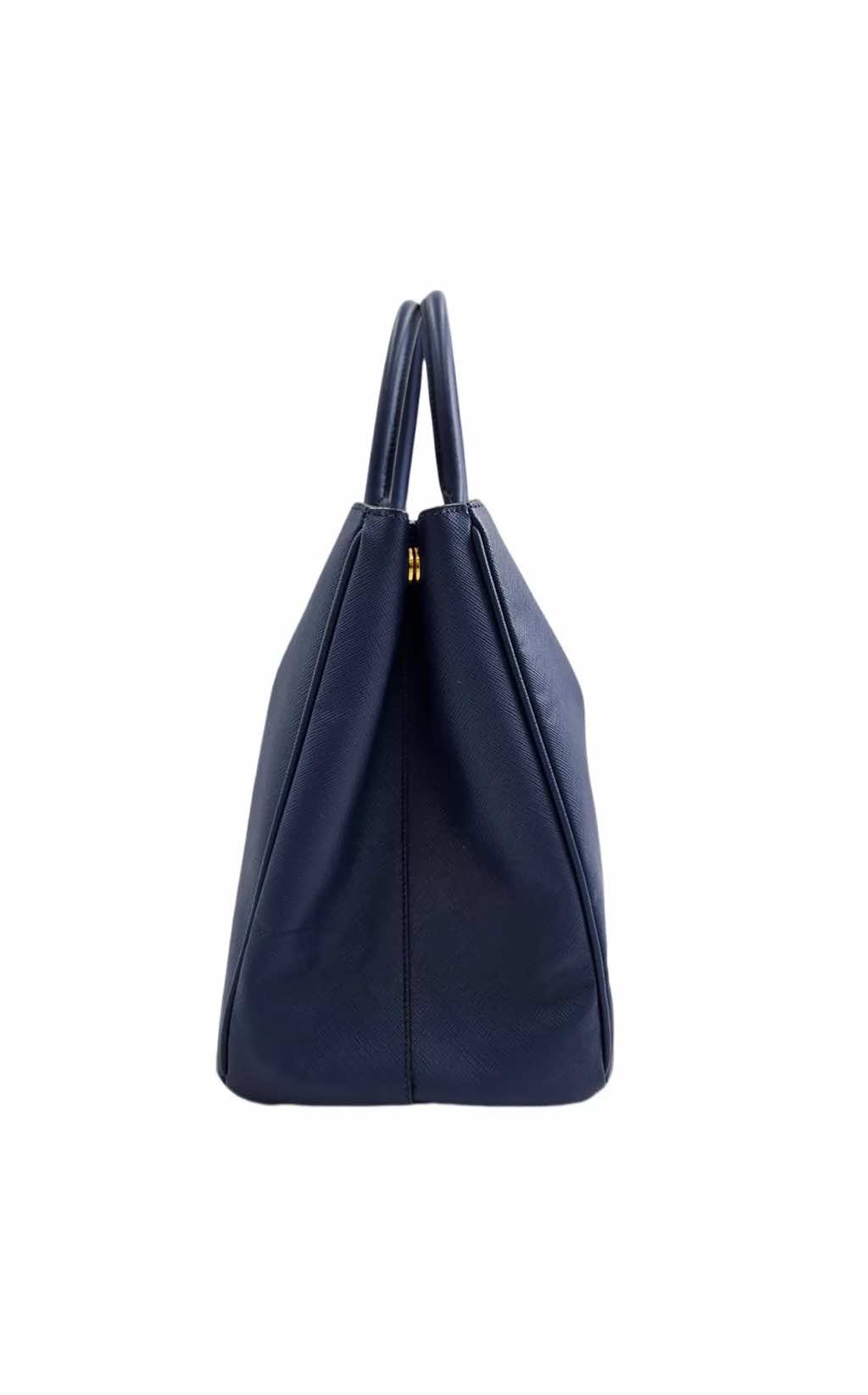 Prada Navy Blue Saffiano Tote - Image 6