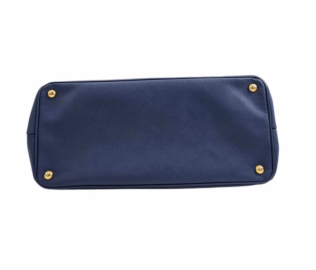 Prada Navy Blue Saffiano Tote - Image 10
