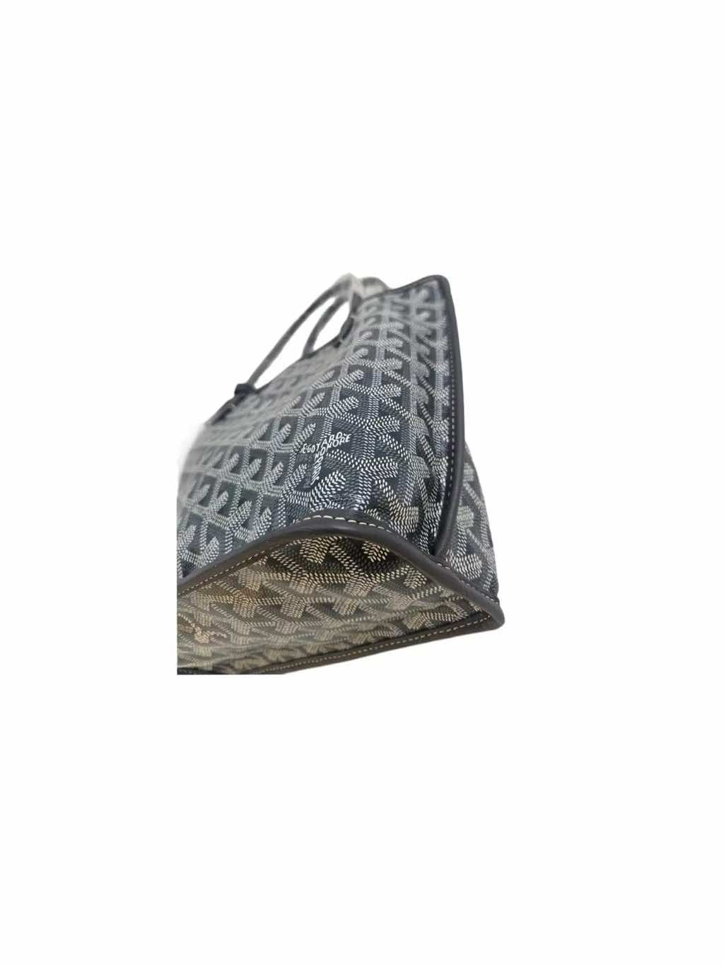 Goyard Grey Goyardine Canvas Anjou - Side view