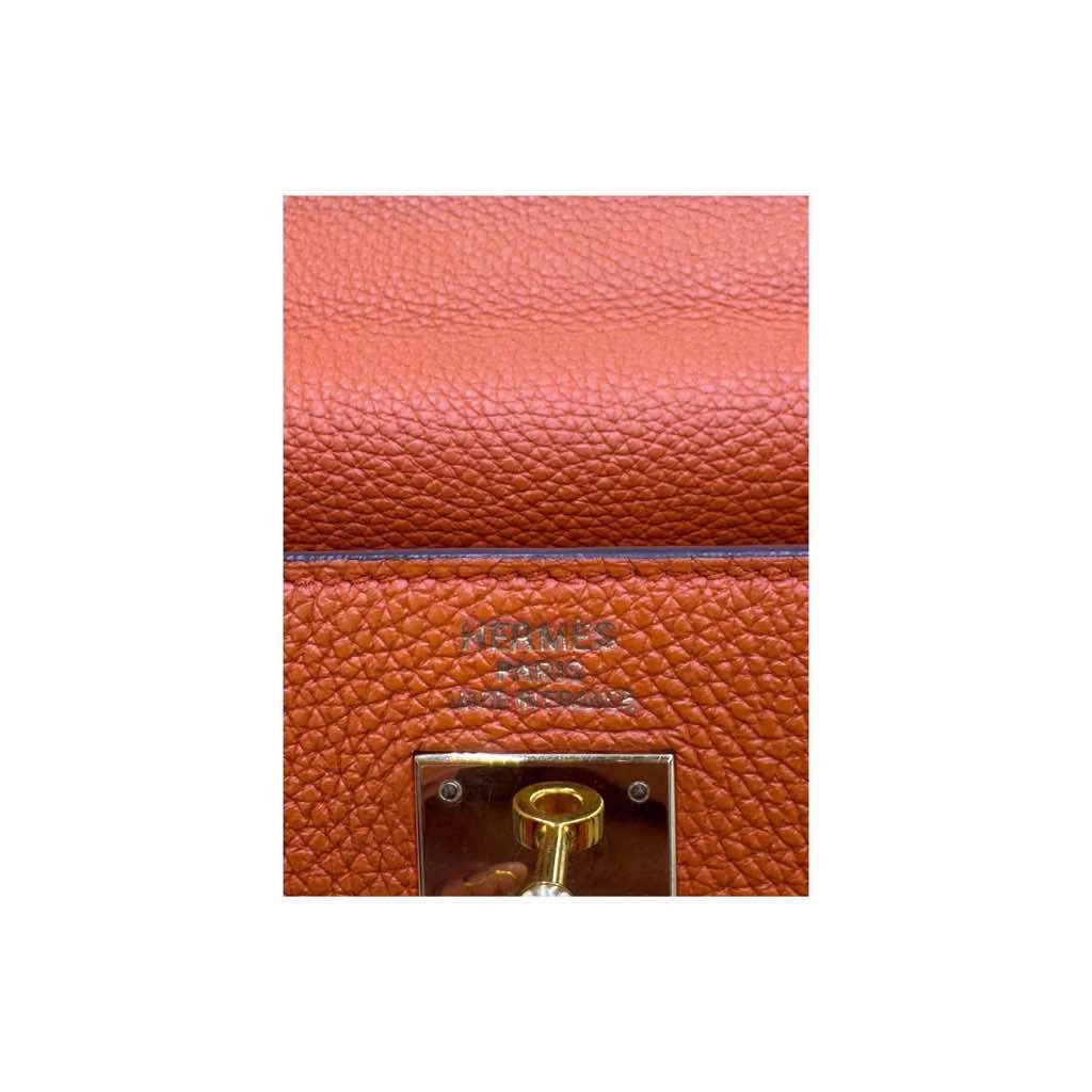 Hermès Kelly 35 Clemence Leather - Detail 1