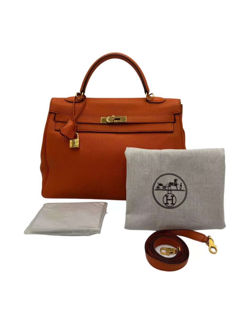 Hermès Kelly 35 Clemence Leather - Image 10