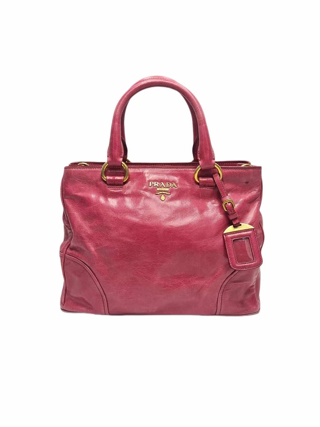 Prada Vitello Shine Leather Tote