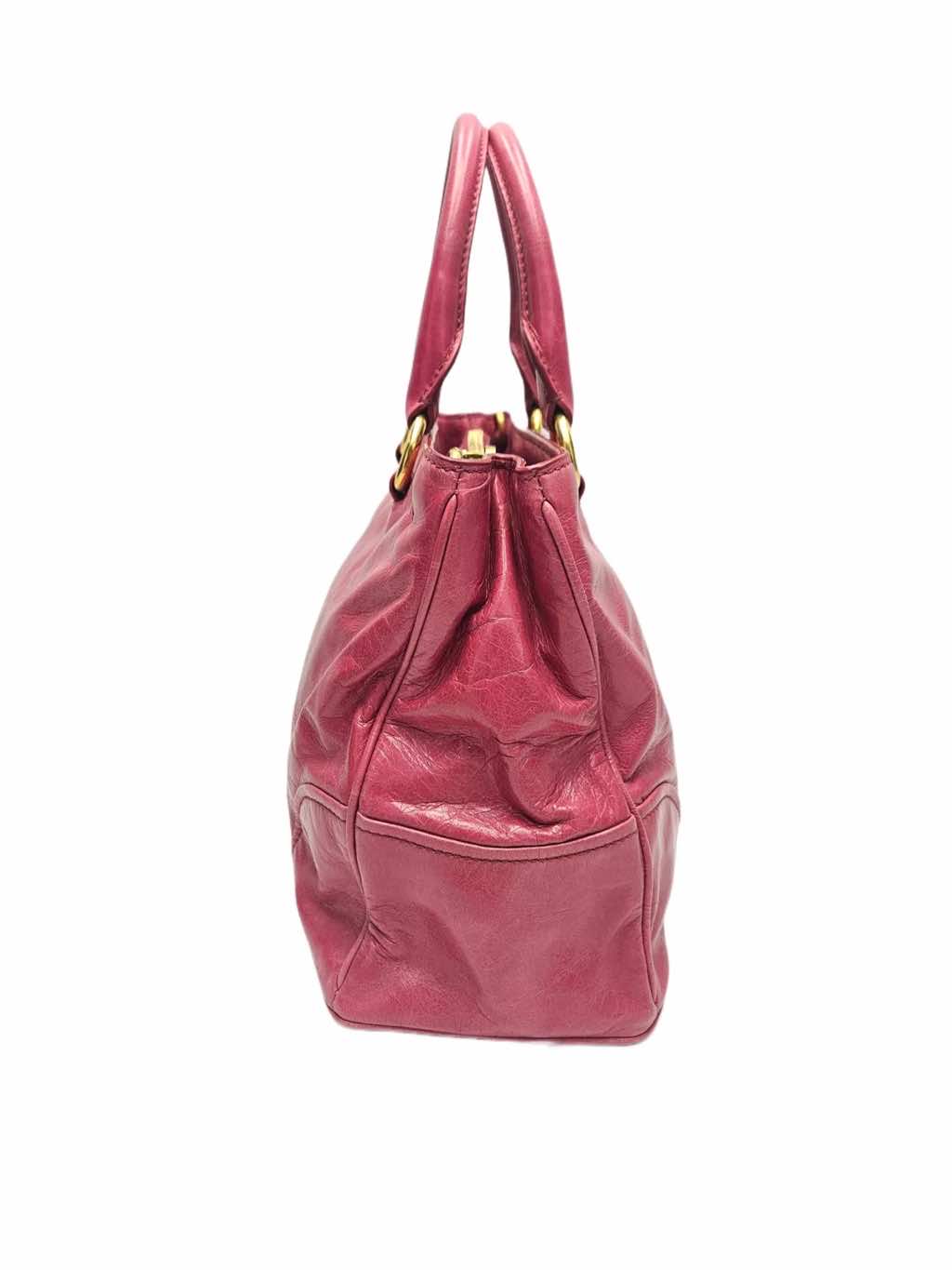 Prada Vitello Shine Leather Tote - 4
