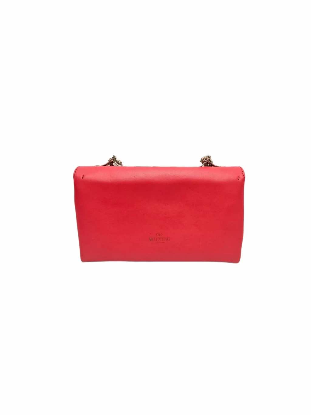 Valentino Leather Rockstud Voom Clutch - 4