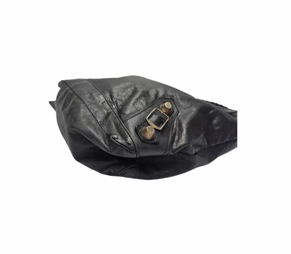 Balenciaga Black Lambskin Giant Bag - Detail 1