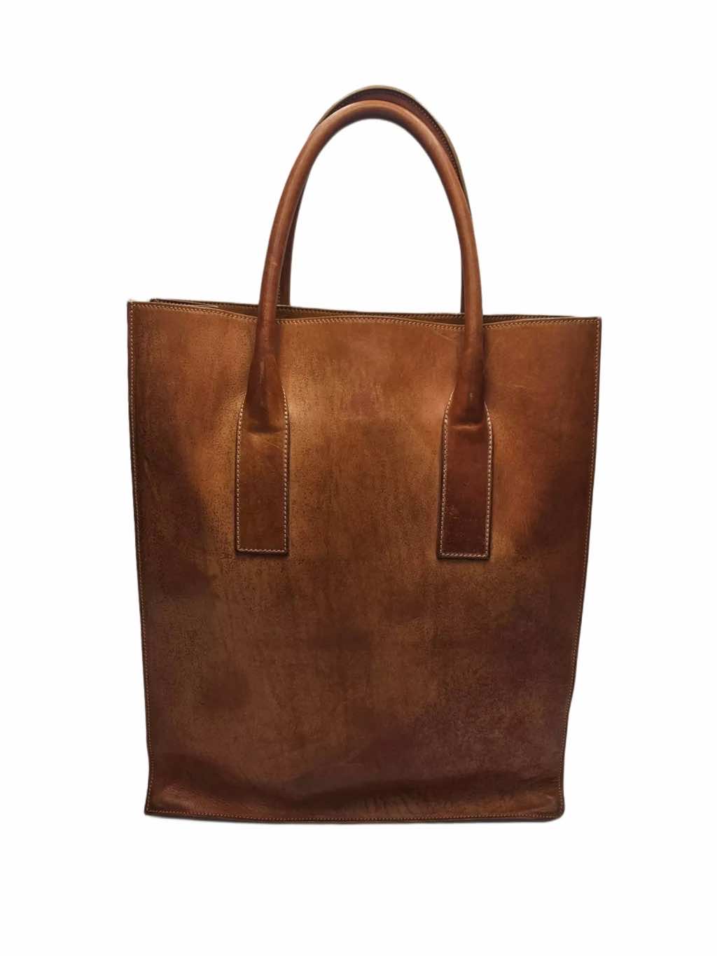 Celine Light Brown Leather Tote - Image 10