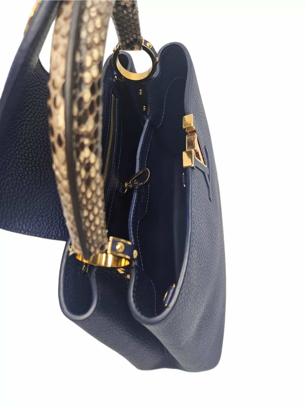 Louis Vuitton Taurillon Python Capucines - Image 11