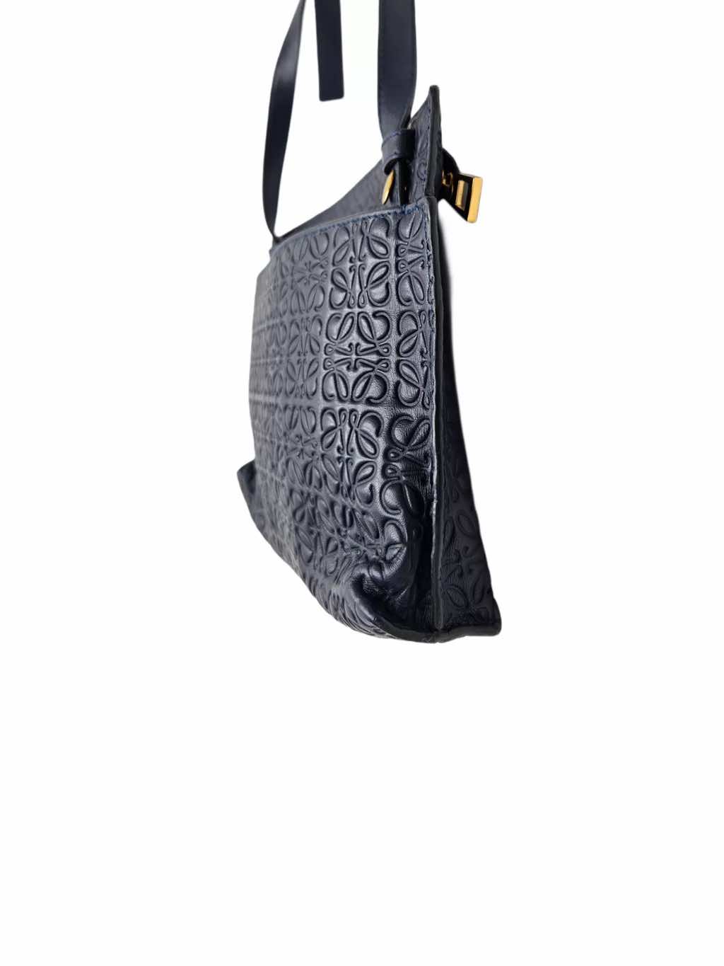 Loewe Anagram Leather Shoulder Bag - 4