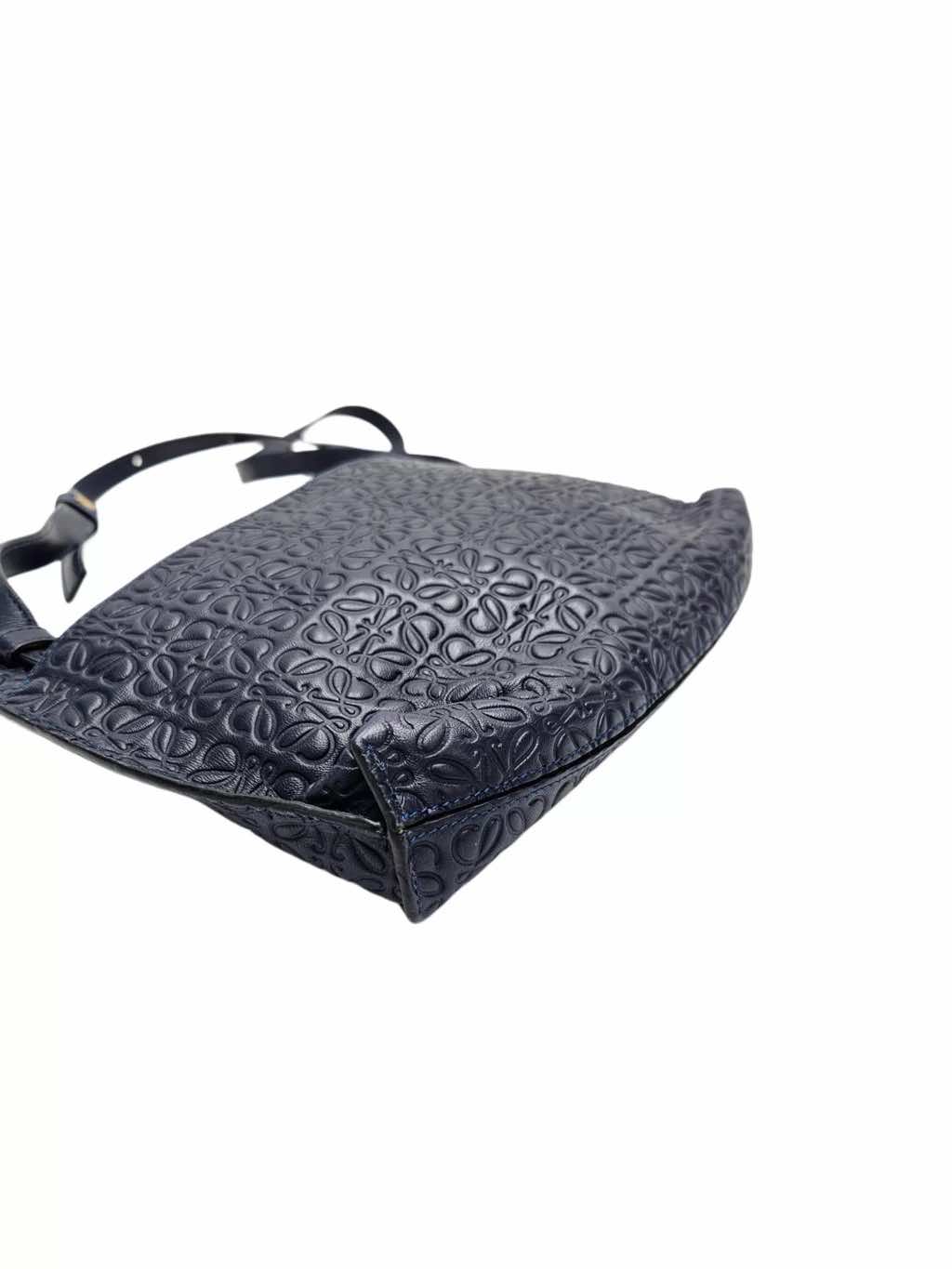 Loewe Anagram Leather Shoulder Bag - Side view