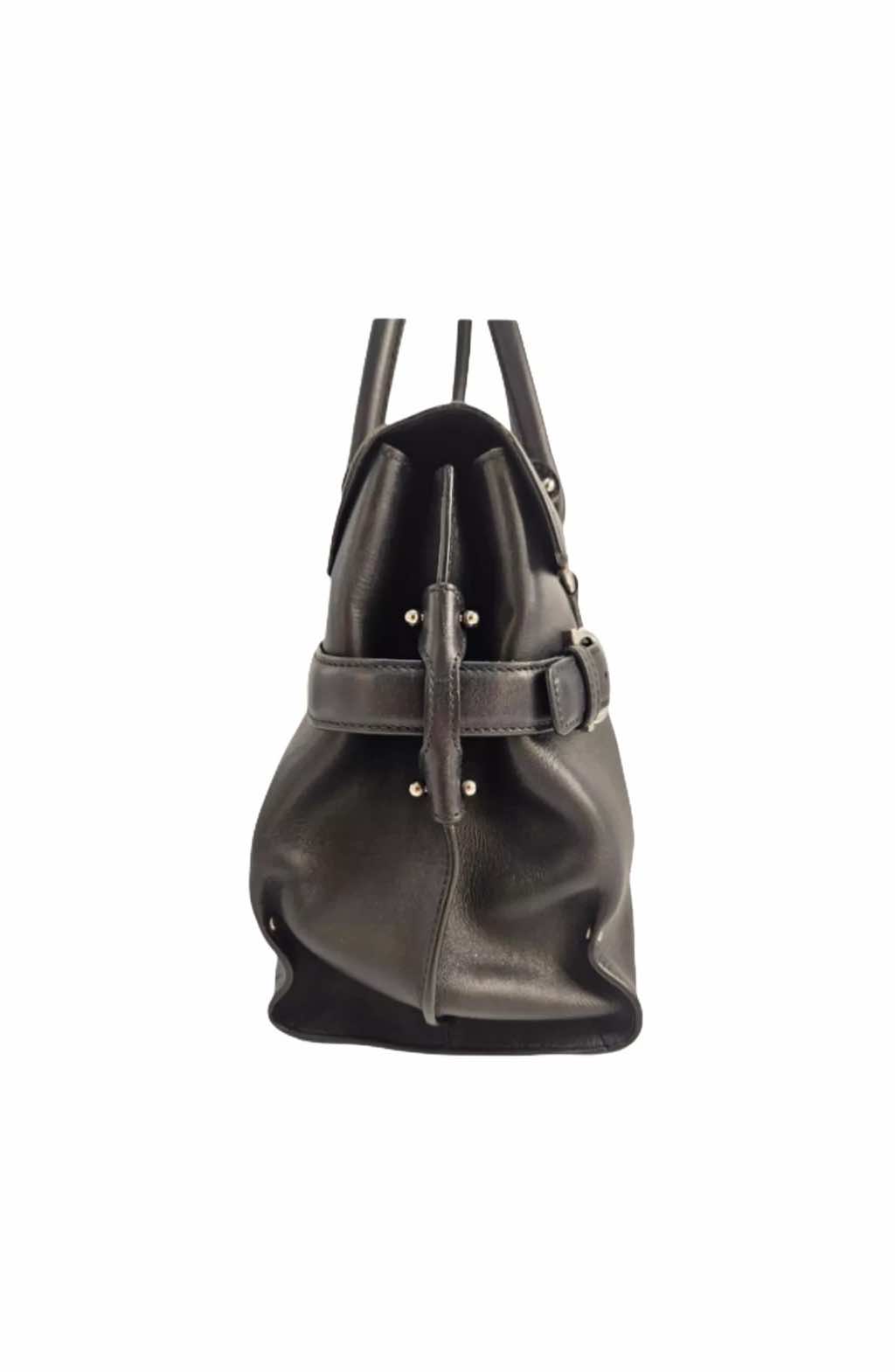 Salvatore Ferragamo Gancini Leather Shoulder Bag - Image 6