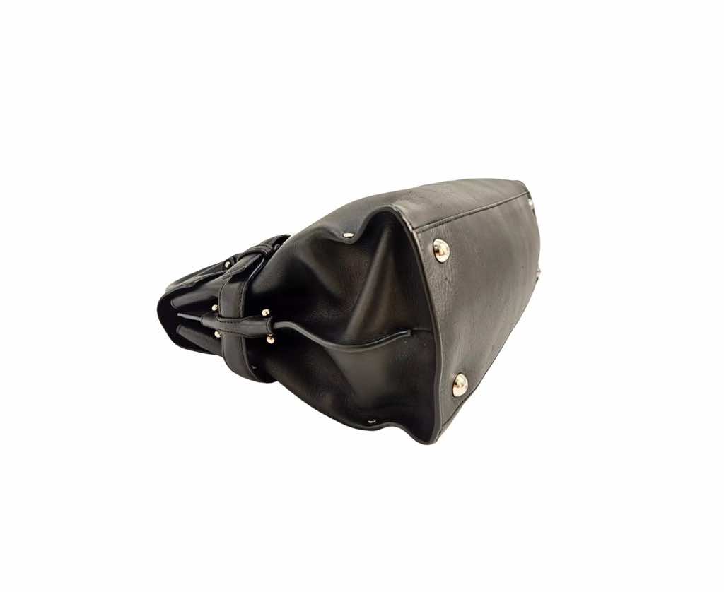 Salvatore Ferragamo Gancini Leather Shoulder Bag - Side view