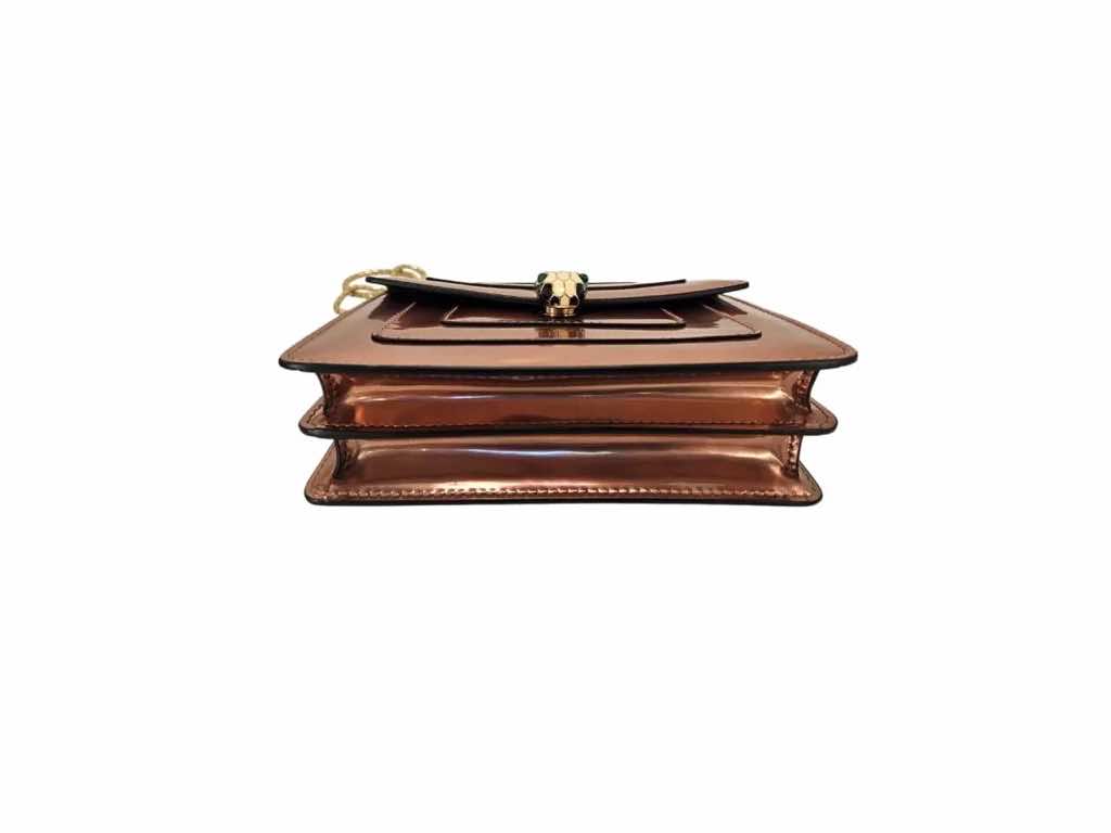 Bvlgari Metallic Pink Serpenti Bag - Side view