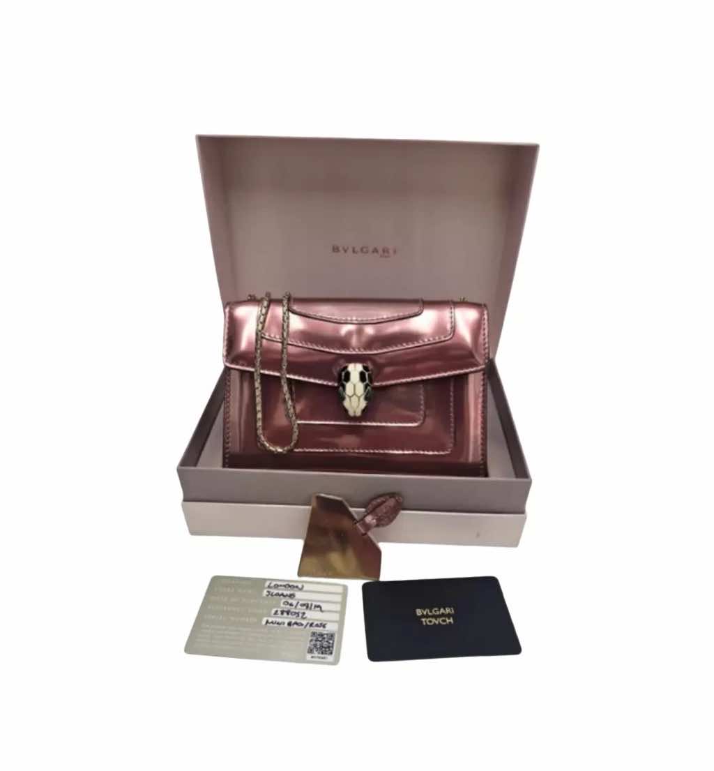 Bvlgari Metallic Pink Serpenti Bag - Image 11