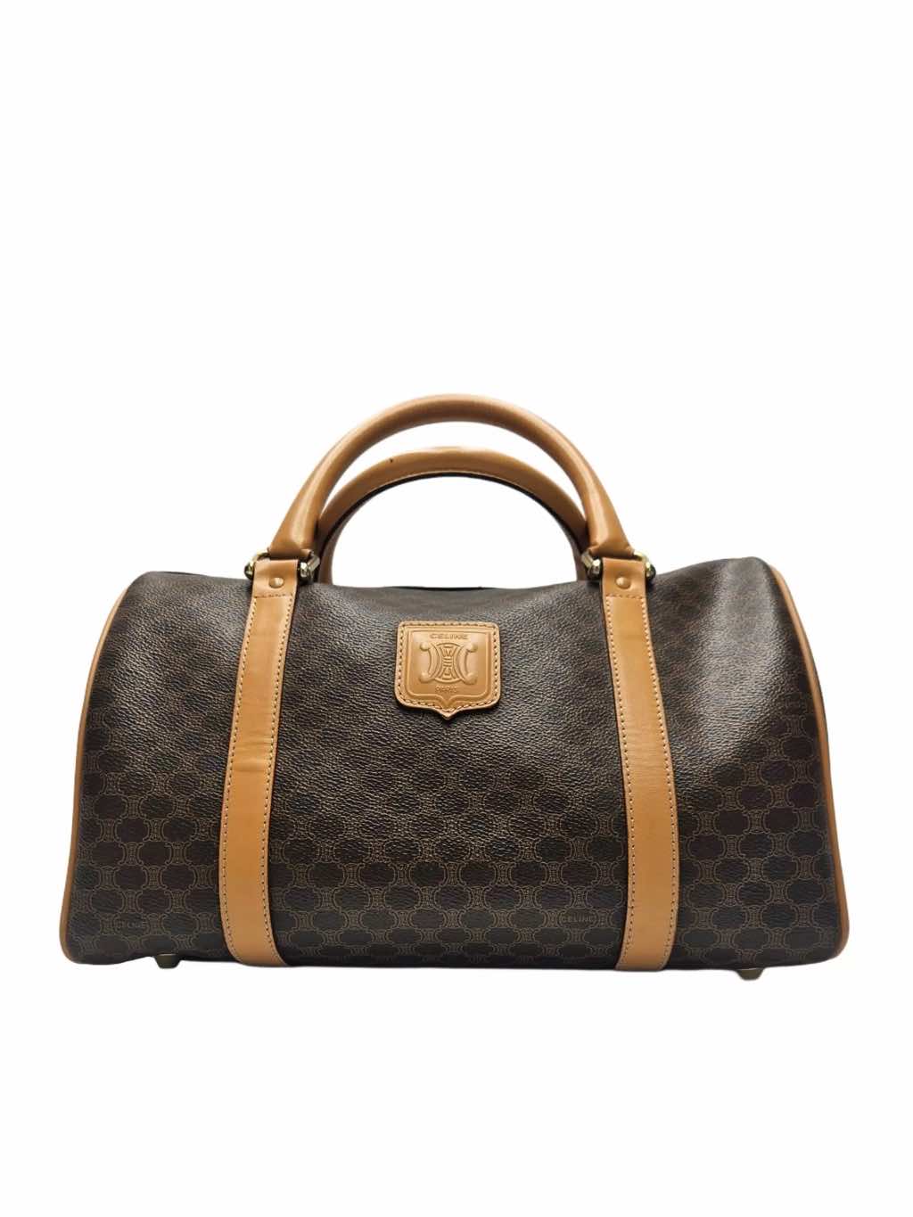Celine Boston Bag Macadam Canvas