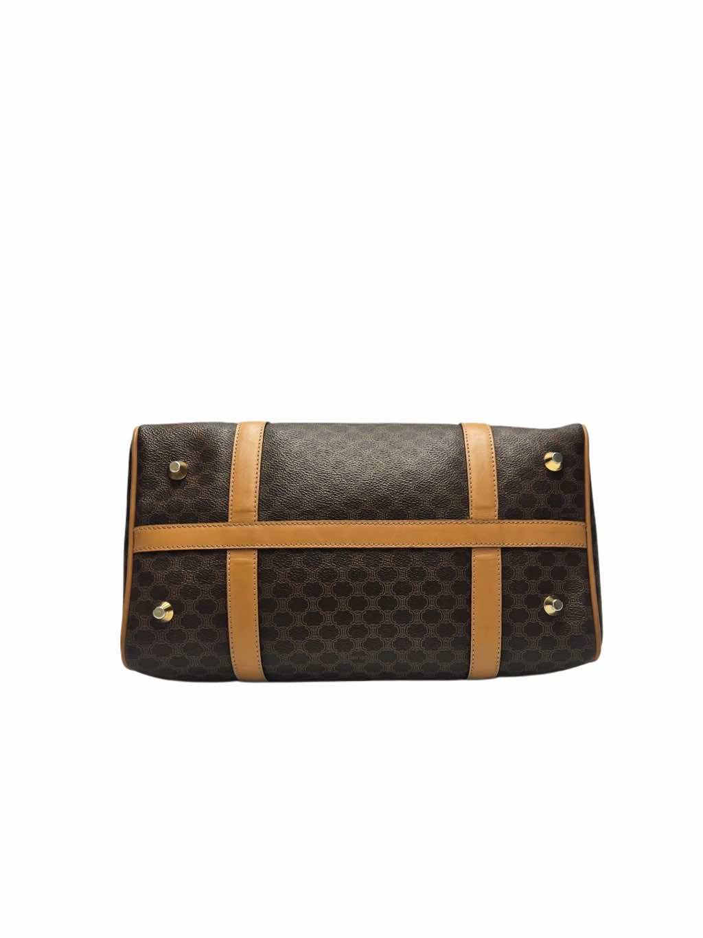 Celine Boston Bag Macadam Canvas - 4