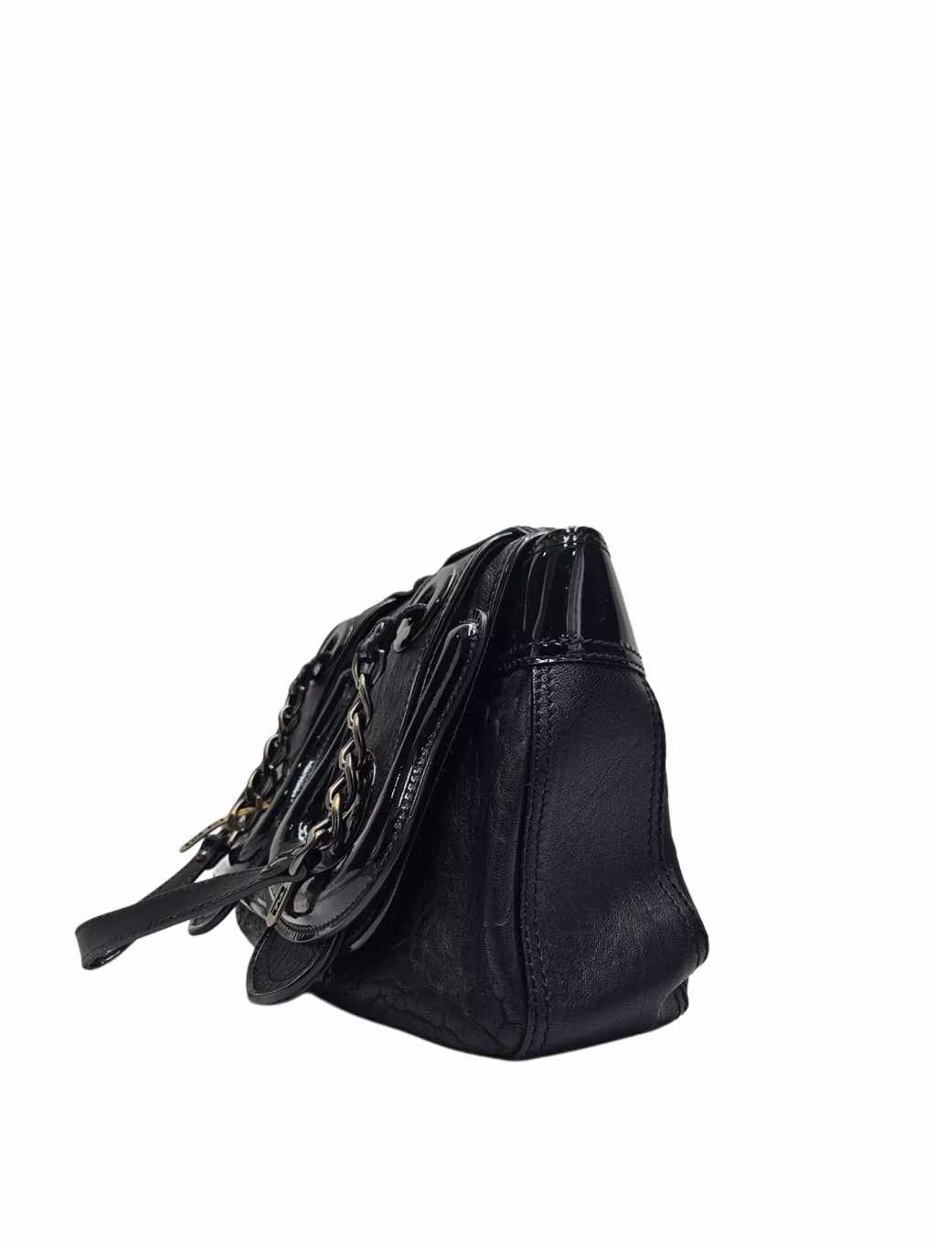 Fendi Black Leather B Bis Bag - Image 6