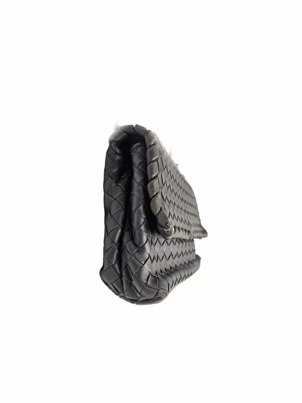 Bottega Veneta Grey Intrecciato Olimpia Bag - Back view