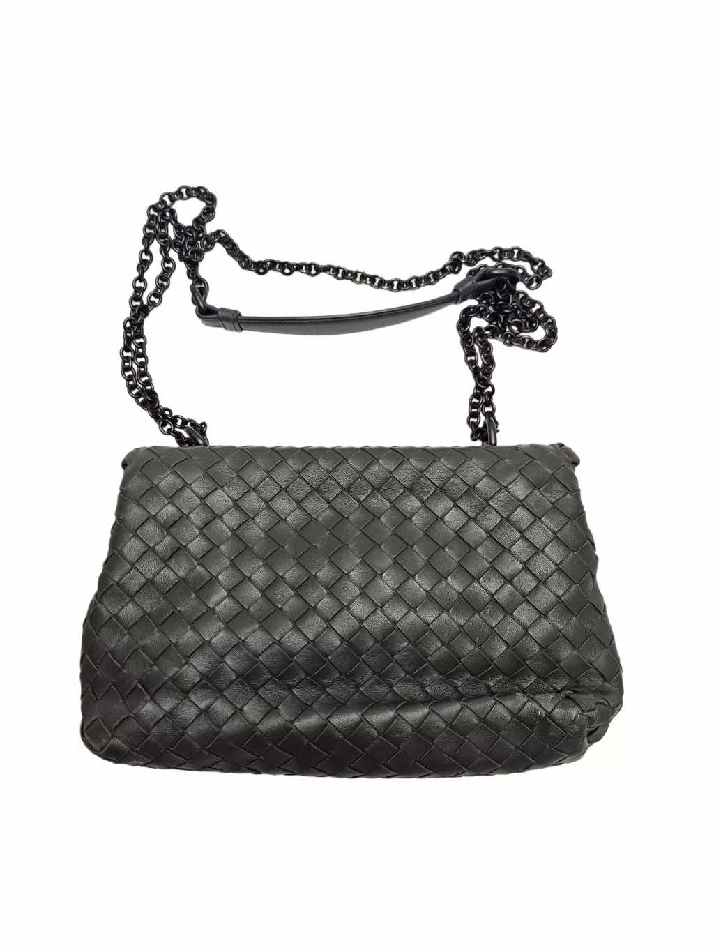 Bottega Veneta Grey Intrecciato Olimpia Bag - Image 6