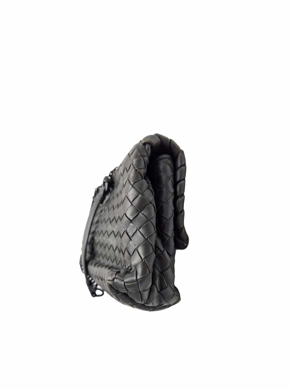 Bottega Veneta Grey Intrecciato Olimpia Bag - 4