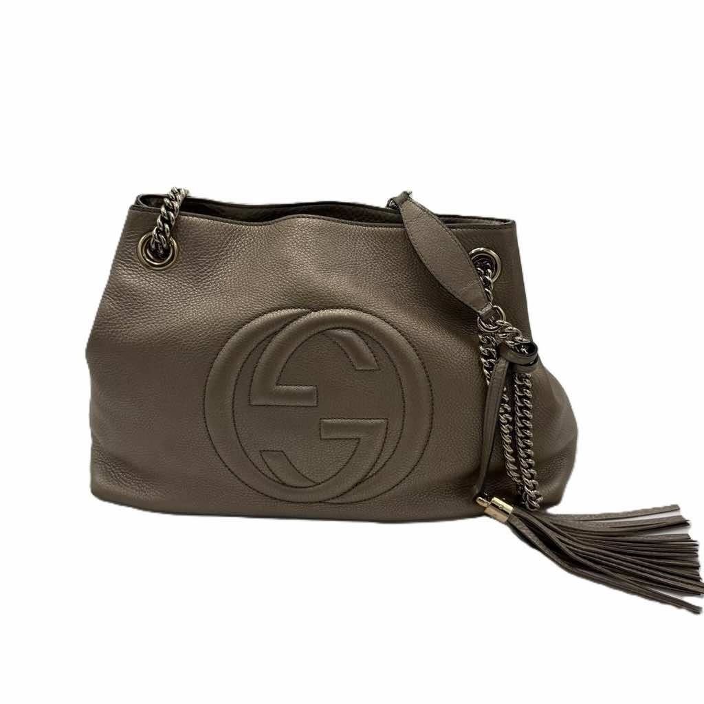 Gucci Brown Nubuck Soho Bag
